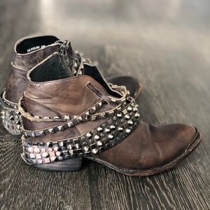 Badass Freebird Booties Size 8